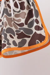 Camo Mallard Embroidered UPF Swim Set