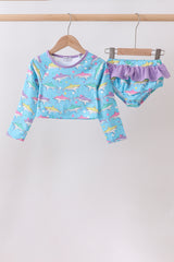 Blue Shark UPF Rashguard Set