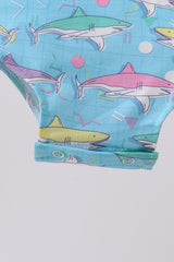 Blue Shark Ruffle Bubble