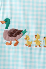 Green Mallard Embroidered Jon Jon
