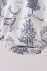 Khaki Deer Forest Bubble