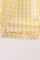 Mustard Honey Bear Embroidered Bubble