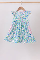 Blue Floral Dress