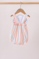 Seashell Stripe Appliqué Bubble