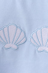 Seashell Stripe Embroidered Set