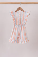Seashell Stripe Appliqué Jumpsuit