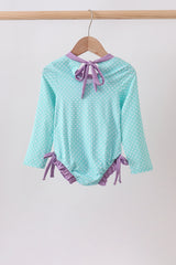 Blue under the sea Embroidered UPF Rashguard