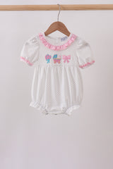 Pink Bow Ruffle Bubble