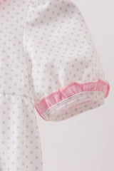 Pink Bow Ruffle Bubble