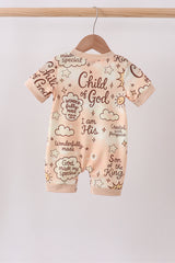 Child of God Smocked Romper