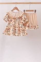 Child of God Smocked Ruffle Shorts Set