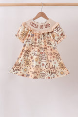 Child of God Smocked Ruffle Dress