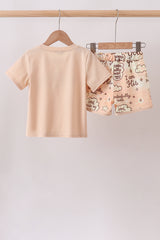 Child of God Embroidered Shorts Set