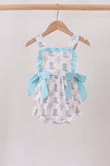 Blue Boots Ruffle Bubble