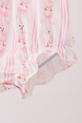 Pink Goose Smocked Bubble