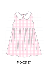 Pink gingham Dress