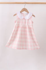 Pink gingham Dress