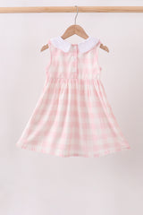 Pink gingham Dress