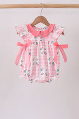 Pink Floral Ruffle Bubble