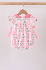 Pink Floral Ruffle Bubble