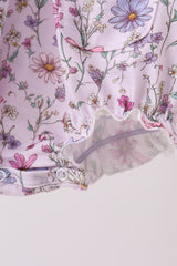 Purple Garden Ruffle Bubble