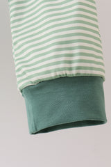 Teal Stripe Jogger Set