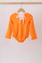 Orange Bow Rashguard