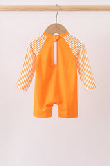 Orange Football One-piece Swimsuit