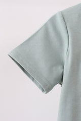 Sage Mallard French Knot Top
