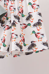 Sage Mallard French Knot Shorts Set