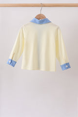 Cream button down shirt