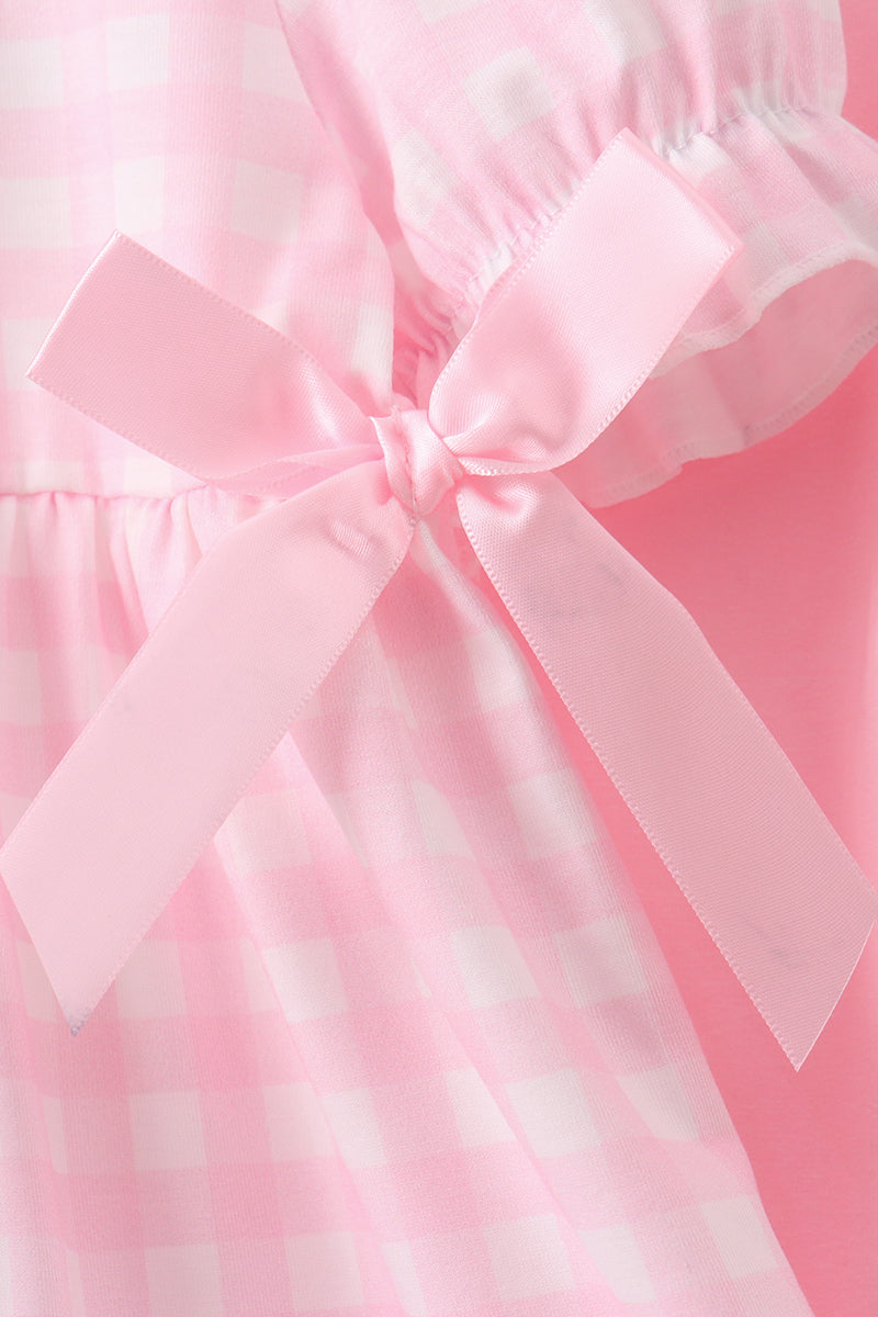 Pink Mallard Applique Pants Set
