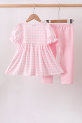 Pink Mallard Applique Pants Set