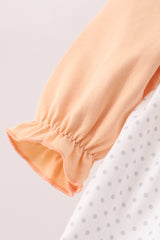 Beige Deer Embroidery Bloomer Set