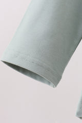 Sage Deer Embroidery Pants Set
