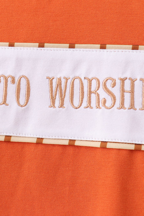 Made to Worship Embroidery Grid Pants Set