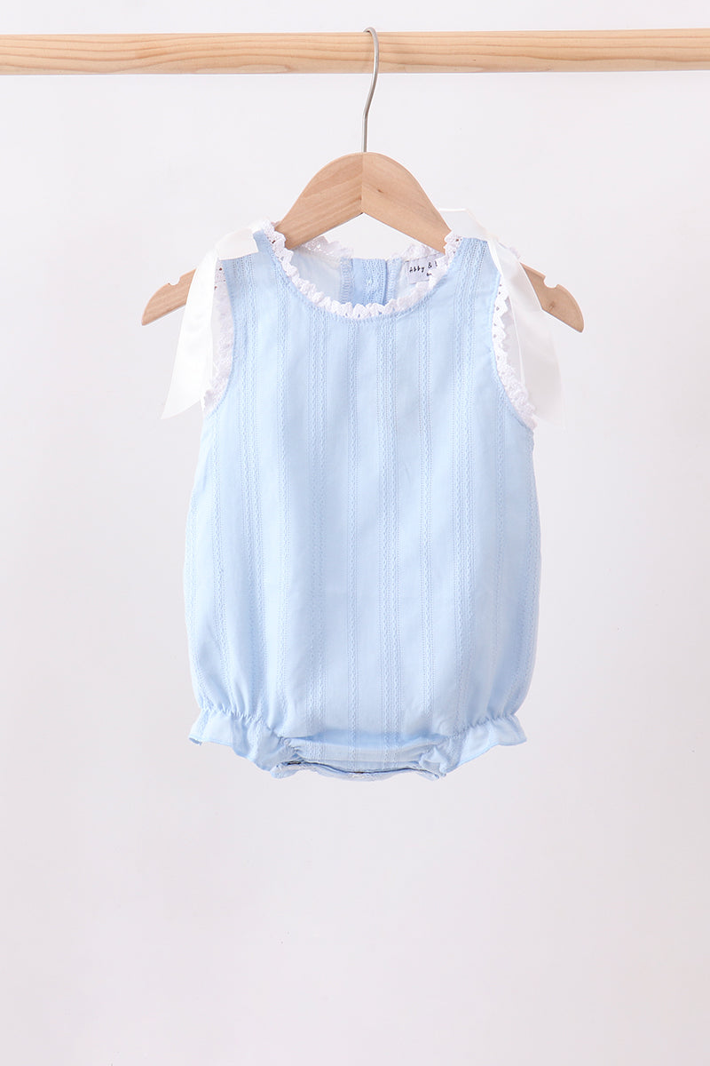 Blue Jacquard Lace Bubble