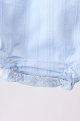 Blue Jacquard Lace Bubble