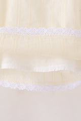 Beige Jacquard Bloomer Set