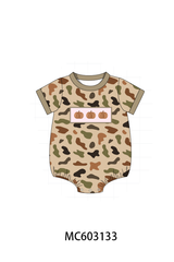 Camouflage Pumpkin Embroidery Bubble