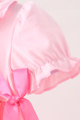 Pink Cowgirl Boots Embroidery Bubble