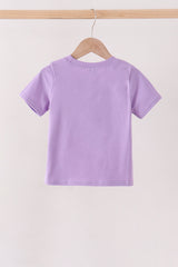 Purple Jack-O-Lantern Applique Top