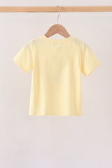 Cream Jack-O-Lantern Applique Top