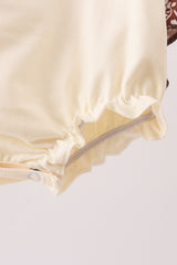 Brown Mallard Applique Ruffle Bubble