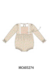 Floral Smocked Lace Bubble