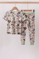 Camouflage Hunting Bamboo Pajama Set
