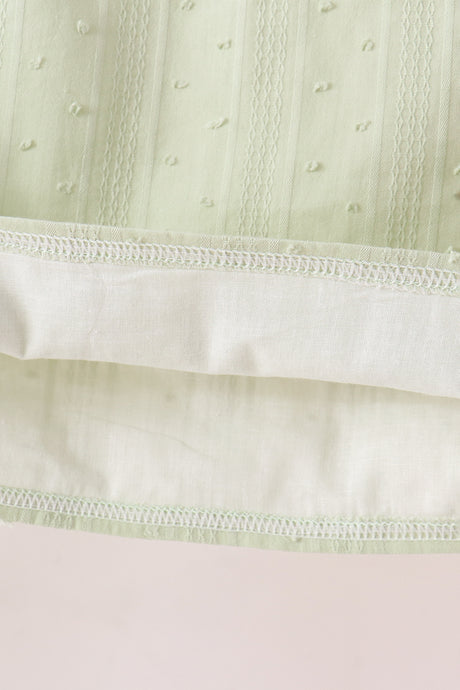 Green Pumpkin Smocked Skorts Set