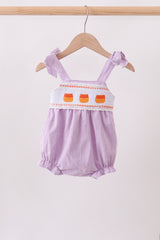 Purple Candy Smocked Bubble