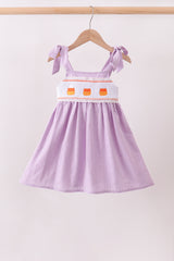 Purple Candy Smocked Dress