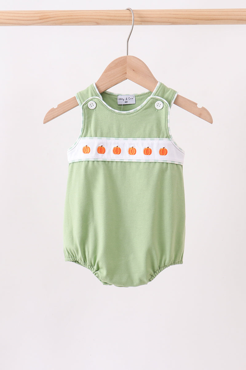 Green Pumpkin Embroidery Bubble